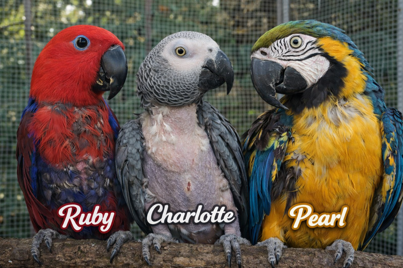 Ruby, Charlotte et Pearl – prises en charge urgentes